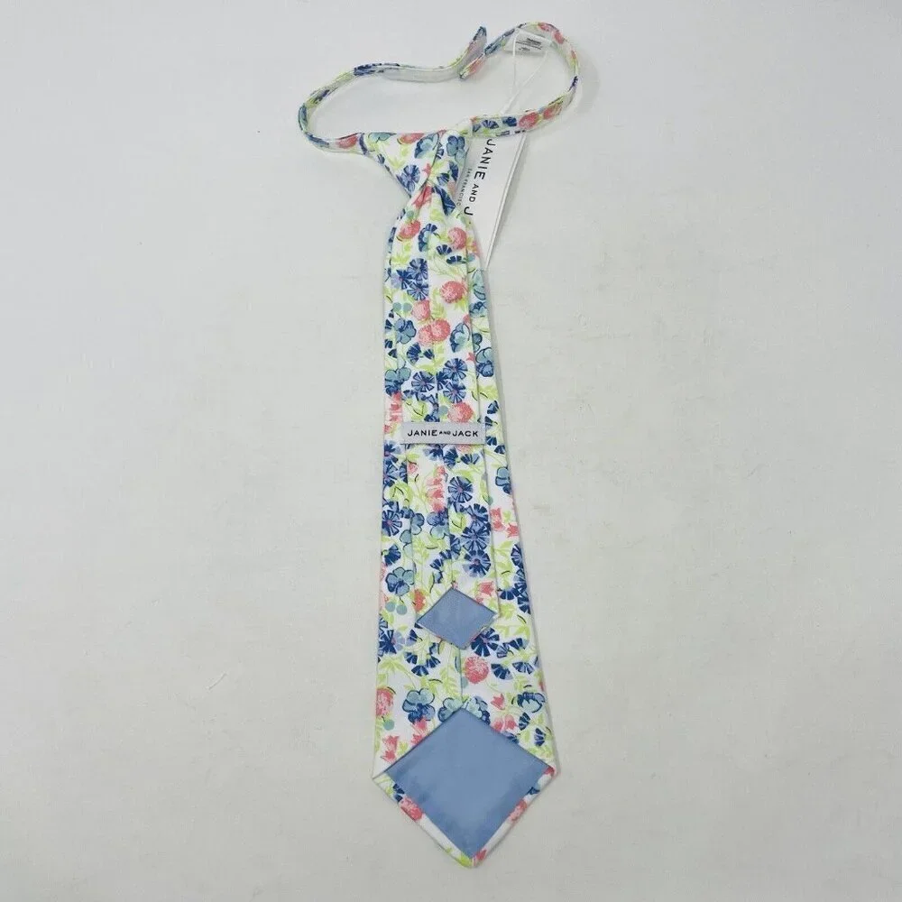 Janie and‎ Jack Youth Boys Size 2-5 Years Ditsy Floral Adjustable Necktie $26